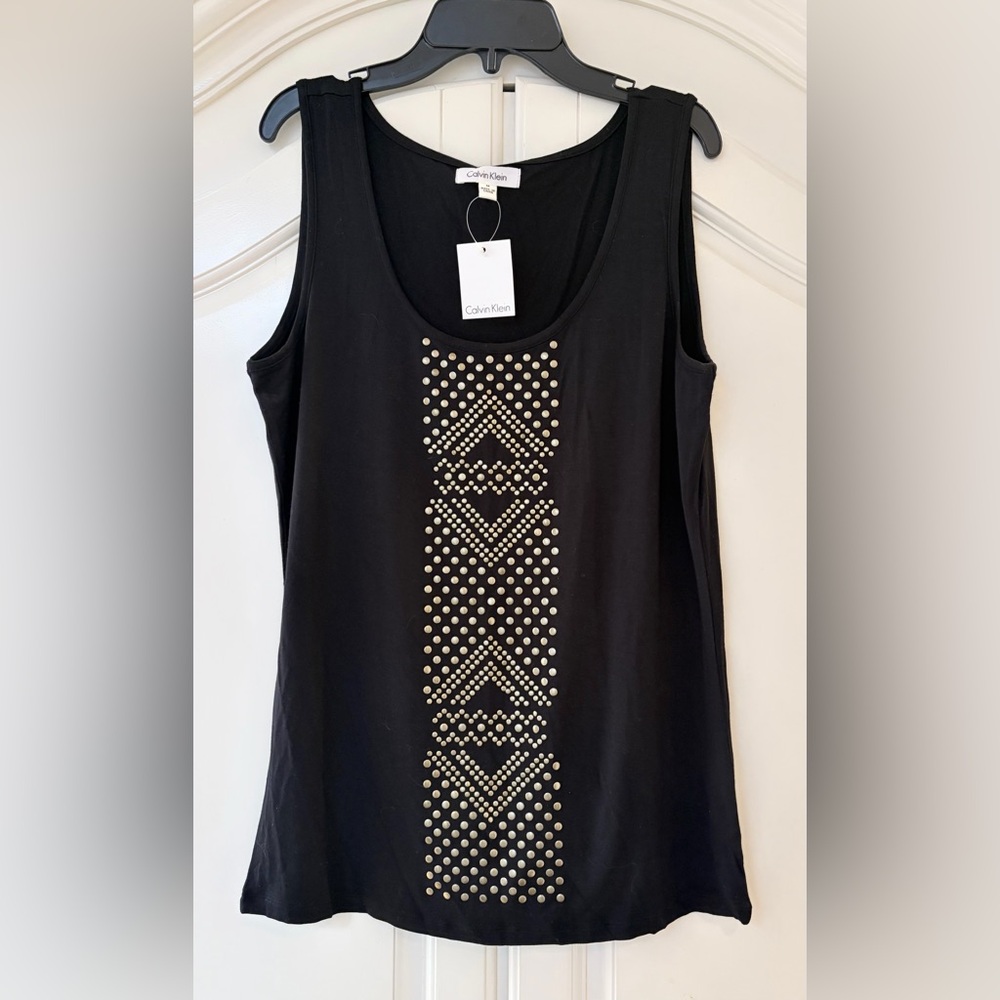 Calvin Klein Black Sleeveless Top